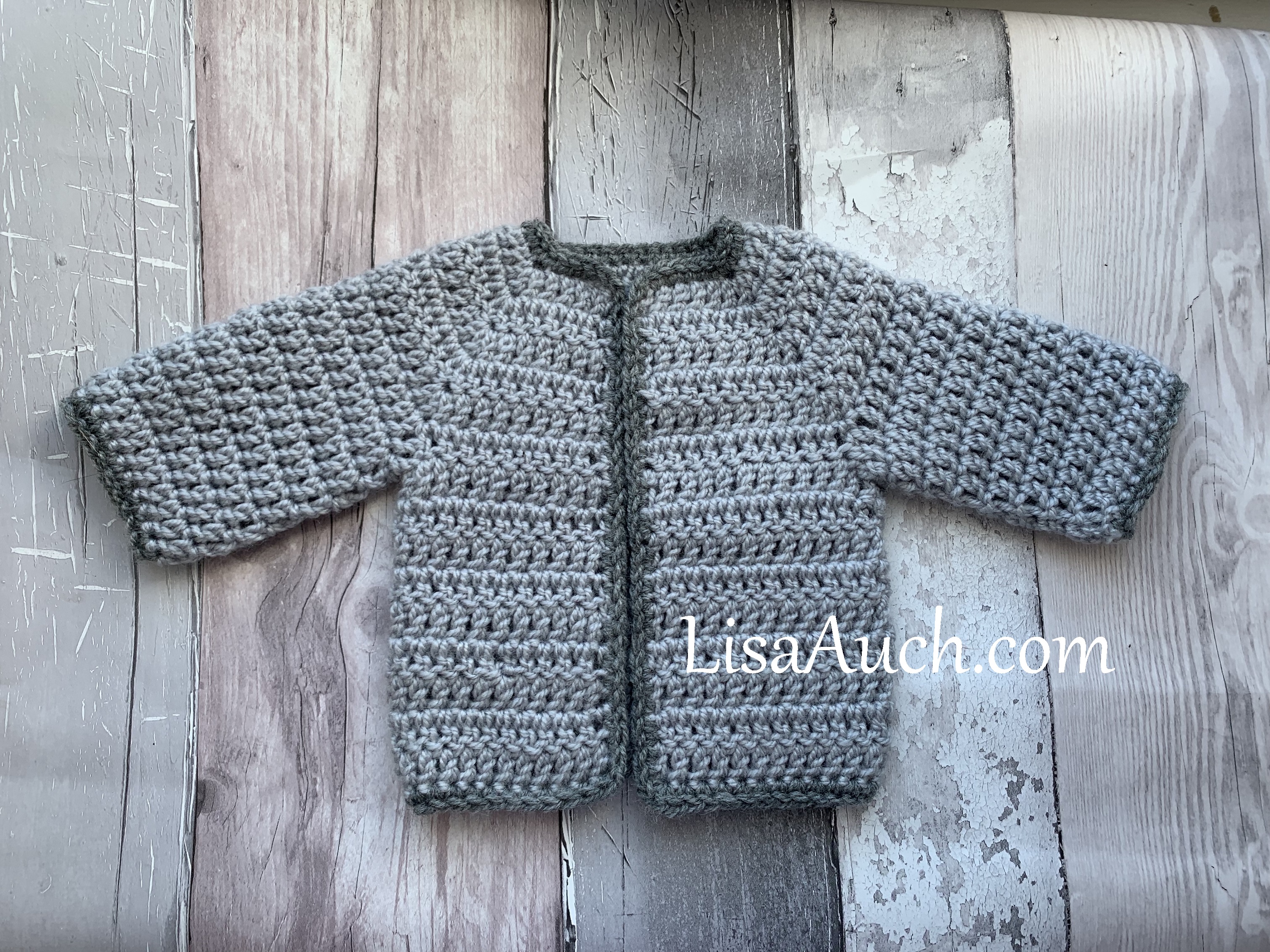 Crochet Baby Cardigan Easy Free Pattern Lisaauch