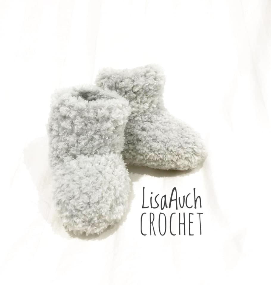 crochet baby booties