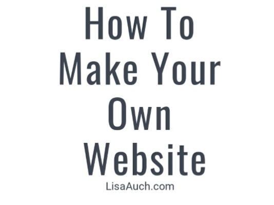 how to make your own website cheap easy