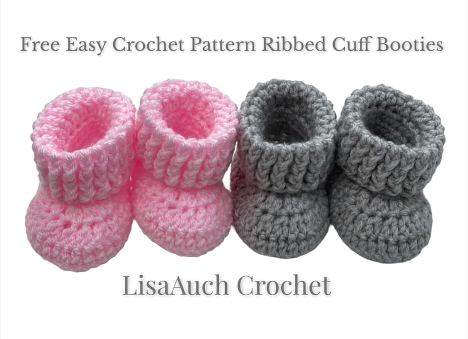 Free crochet pattern baby booties baby booties free crochet patterns