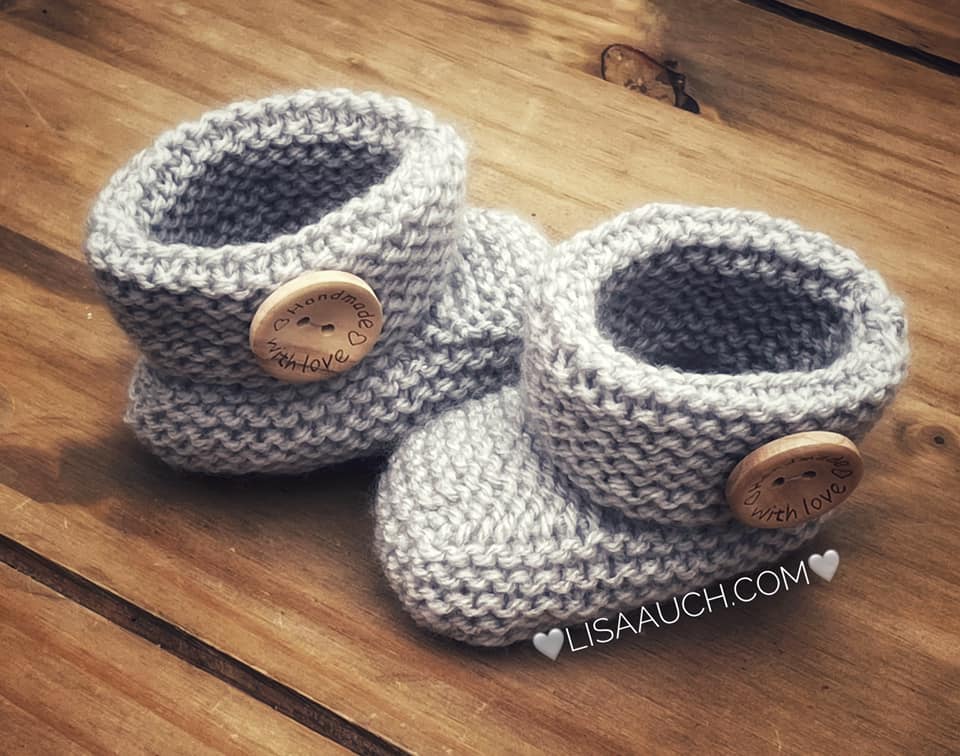 Easy Knitting Pattern Baby Booties - Crochet Patterns, Knitting Patterns,  Crafts, Recipes & LifeStyle Blog