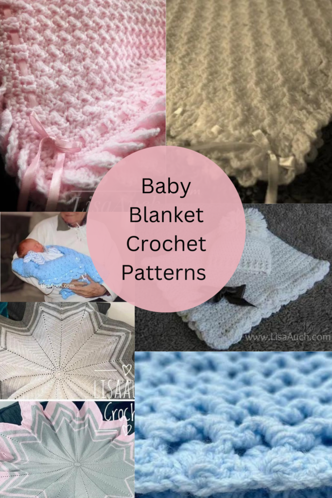 Baby Blanket Crochet Patterns FREE LisaAuch Crochet baby patterns