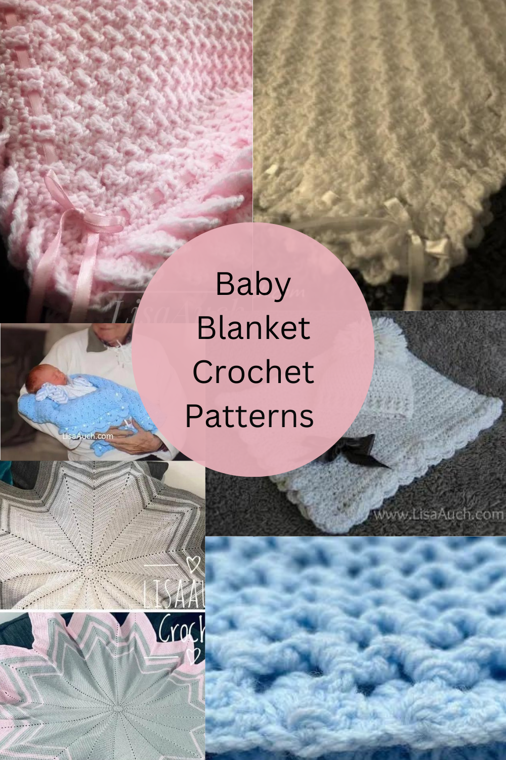 Baby Blanket Crochet Patterns FREE LisaAuch Crochet baby patterns