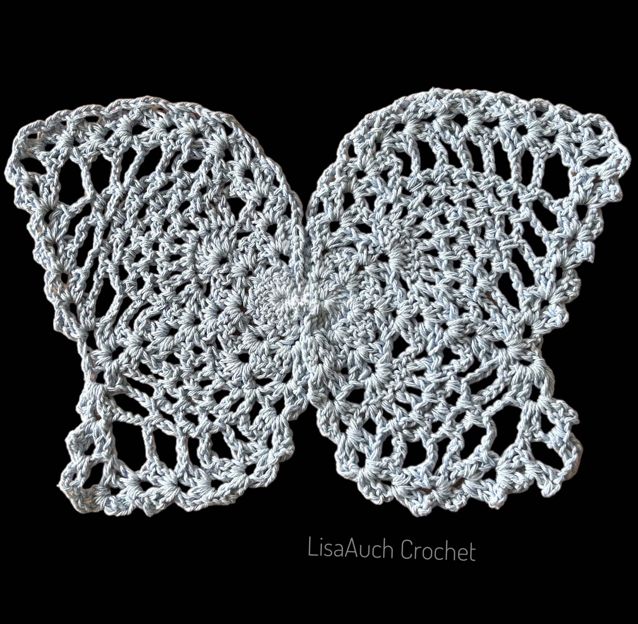 crochet butterfly